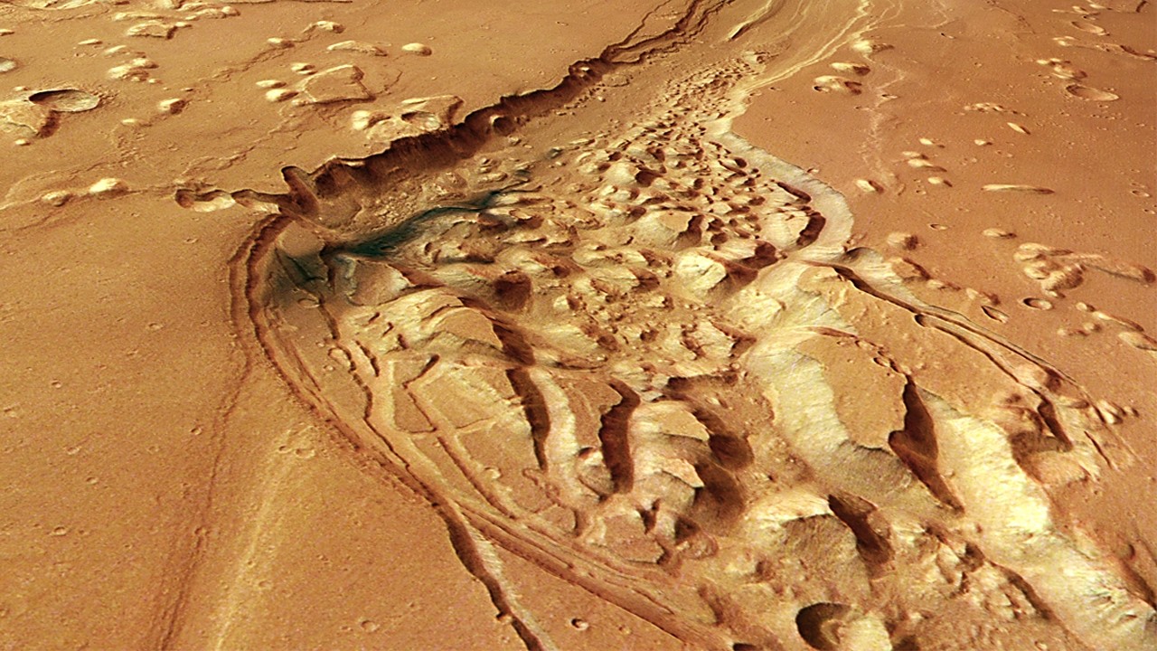 Evidencias de agua subterránea en Marte