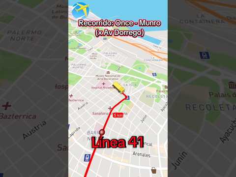🇦🇷 Buenos Aires - Línea 41 de Colectivos. Once - Munro (x Dorrego) #transporte #bus #recorrido