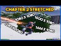Using Old Stretched Resolutions in Fortnite Chapter 2 - Still Works!