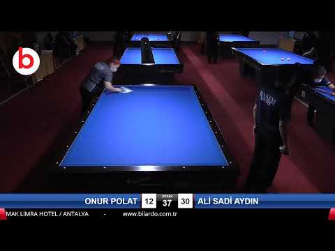 ONUR POLAT & ALİ SADİ AYDIN Bilardo Maçı - 2021 1.ETAP ERKEKLER-5.TUR