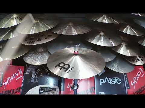 Used Meinl Byzance 13" Medium Hi Hat Cymbals | Graham Russell Drums