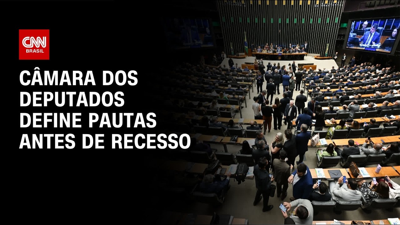 Quais serão as pautas prioritárias da Câmara dos Deputados antes do recesso? | CNN NOVO DIA