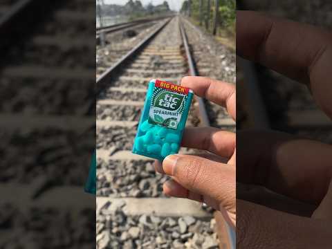 Train vs tic tac 🔥🔥 #shorts #train #tictac #viral #candy