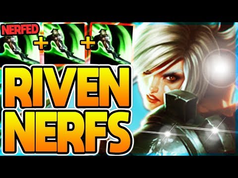 *RIVEN CHANGES ARE LIVE* (TESTING NEW RIVEN NERFS) - League of Legends