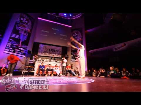 32 Popping 1vs1 Finals Brooke vs Dickson @Vilnius Street Battle 2013