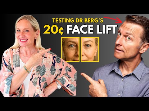 NATURAL FACE LIFT! Testing Dr. Berg’s 20¢ Anti-Aging Face Mask Here’s What Happened