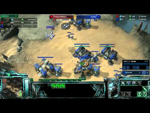 HotS TvT Marine Tank Medevac Viking Defense and counter drops
