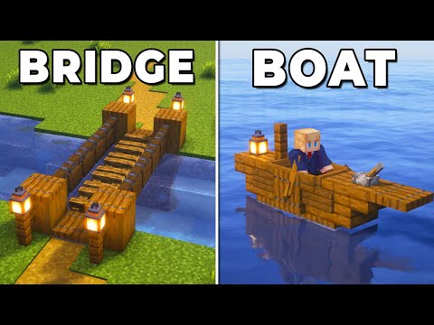 20+ Minecraft OUTDOOR Build Hacks & Designs!