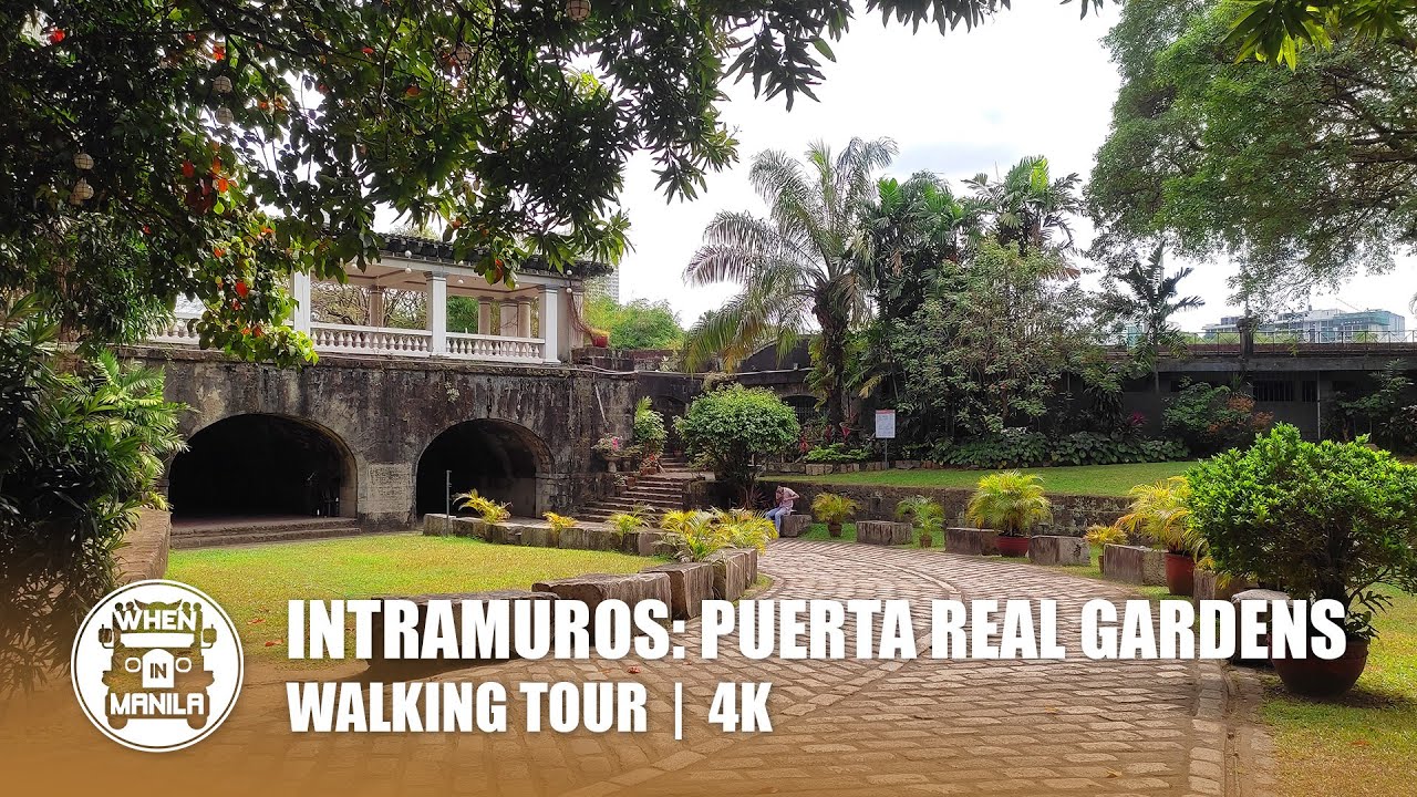 Experience a walking tour through Puerta Real Gardens.