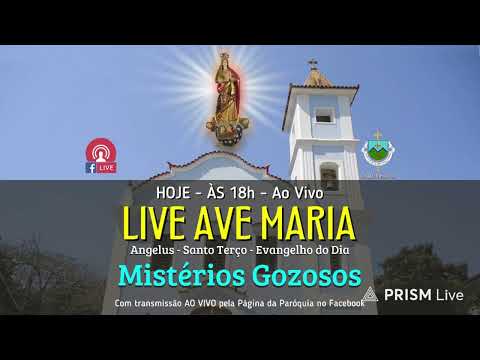 Reze Conosco a LIVE AVE MARIA às 18h deste Sábado | 25/07 | Santo Terço | Mistérios Gozosos