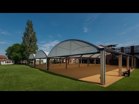 Discovering the benefits of covered outdoor space at New Hall School