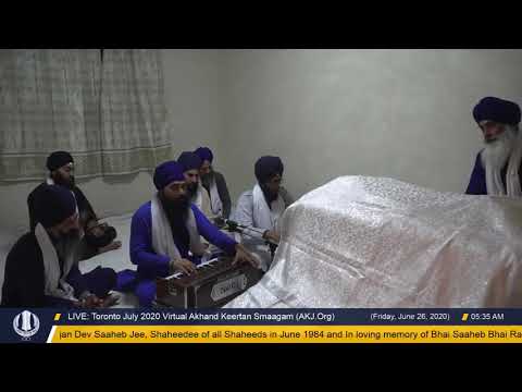 005 Toronto July 2020 Friday Morning -  Bhai Jasdeep Singh Jee Toronto