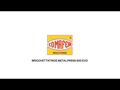 Presse à briqueter idéale pour  les grandes et moyennes entreprises - Metalpress 500 EVO_1