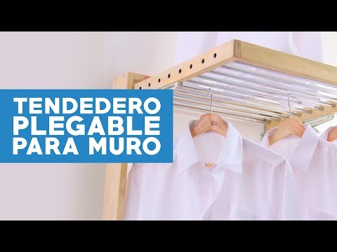 Cómo hacer un tendedero plegable para el muro