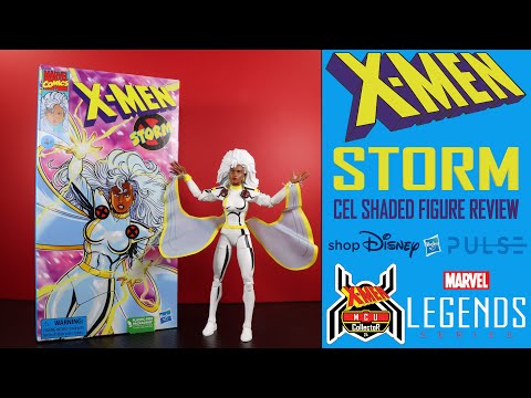 Marvel Legends STORM Xmen Animated Series TAS VHS Box Cel Shaded Figure Review