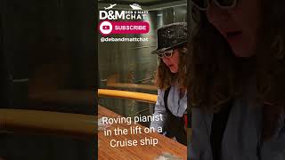 Pianist Battles CRUISE SHIP Lift for Ultimate Performance!