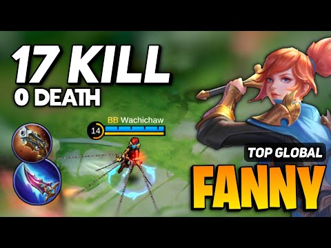 IMMORTAL! Fanny Best Build 2023 [ Fanny Top Global Gameplay ] By Wachichaw - Mobile Legends