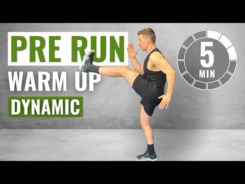 5 Min PRE RUN DYNAMIC WARM UP | Follow Along