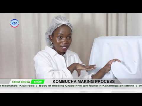 How Kombucha Is Made: Step-by-Step Brewing Process || Farm Kenya