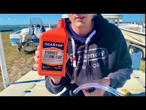 Sea Star Hydraulic Steering Bleeding and Refilling
