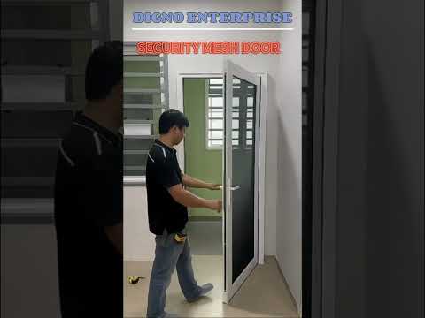 🔒 Security Mesh Door｜安全防盗纱门