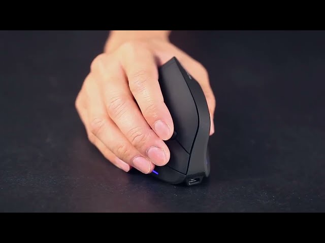 Vídeo relacionado con Ratón Inalámbrico Portátil, Ratón Vertical, Diseño Ergonómico, 2.4 G Óptico, 3 Niveles Ajustables dpi, 6 Botones- Protege el Brazo2 (F35)