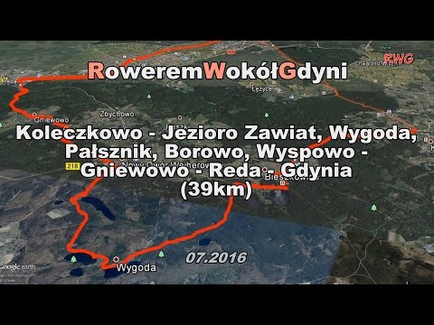 [ROWEREM] Koleczkowo - Jezioro Zawiat, Wygoda, Pałsznik, Borowo, Wyspowo - Gniewowo - Reda (39km)