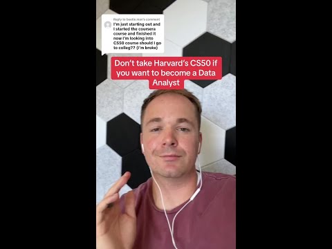 Dont take Harvard’s CS50 if you want to become a data analyst