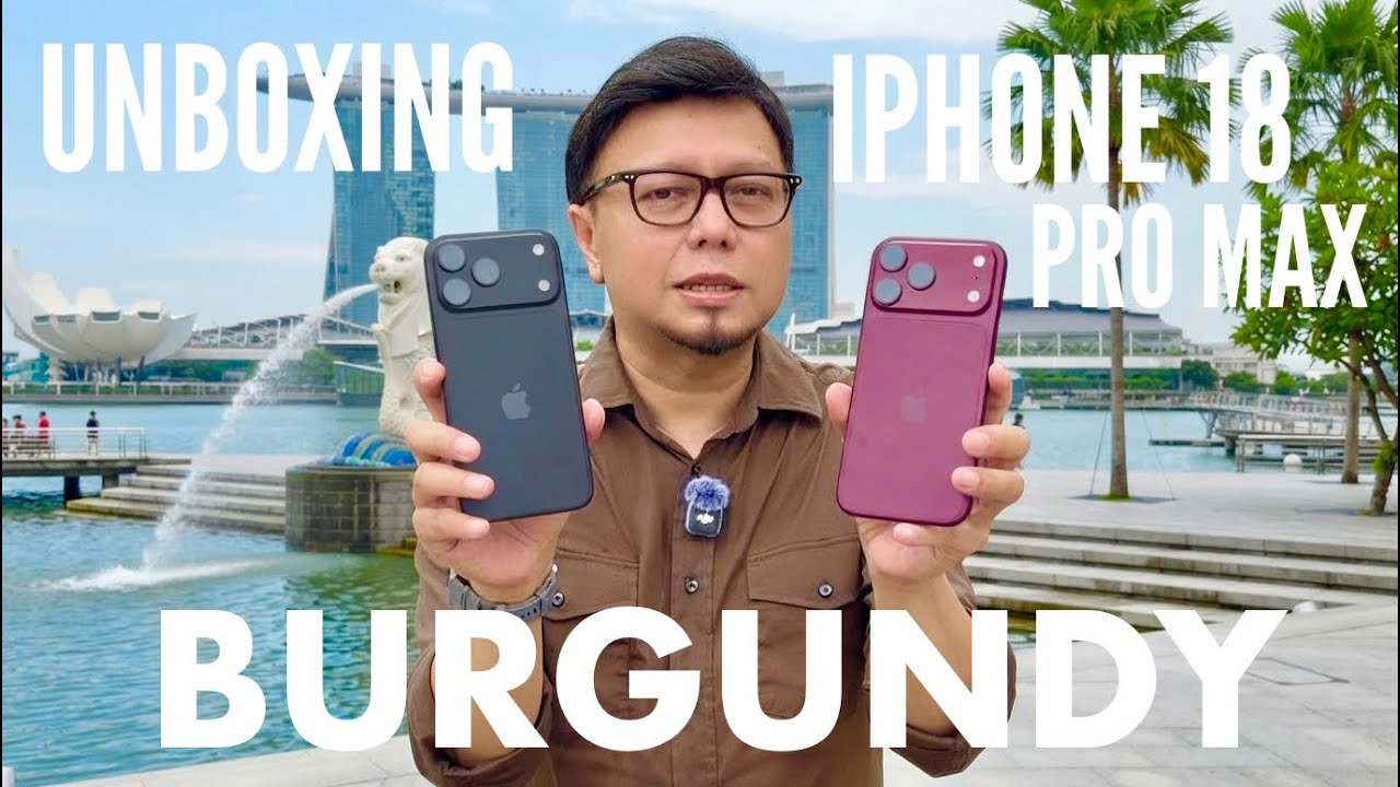 WOW.. IPHONE 18 PRO MAX BURGUNDY, Unboxing & Tes Kamera