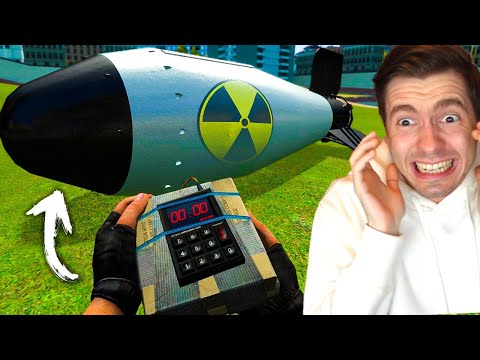 EXPLODI UMA BOMBA ATÔMICA muito REALISTA!!! - Gmod