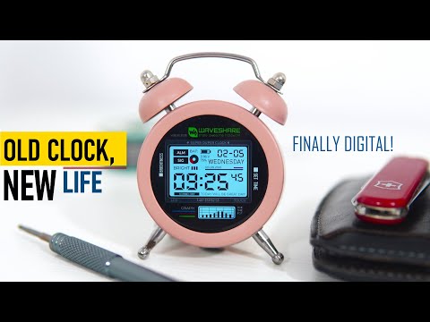 WaveClock - An OpenSource Digital Clock with a Classic Touch
