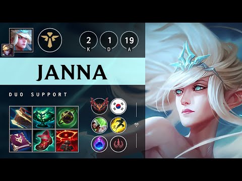 Janna Support vs Rell: Vision Controller - KR Grandmaster Patch 14.22