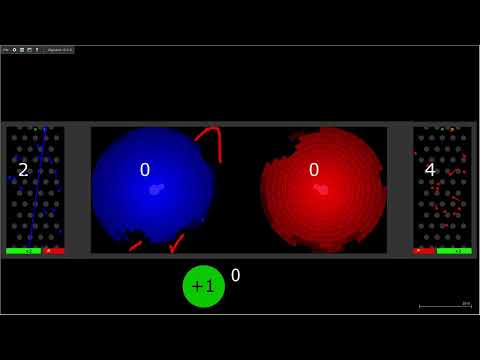 Algodoo   Core Destruction x Multiply or Release   Marble Battle in Algodoo