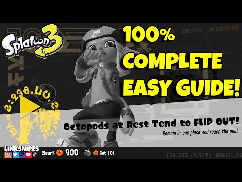 Splatoon 3 | Octopods at rest tend to Flip Out! | Future Utopia Island | Guide | No Commentary!