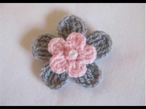 CUM CROSETAM FLOARE SIMPLA