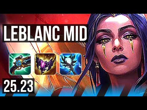 LEBLANC vs AKALI (MID) | KR Master | 25.23