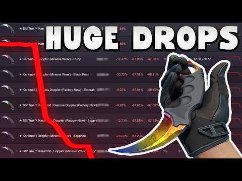 What CS2 Knives Dropped the MOST! (AFTER CRASH)