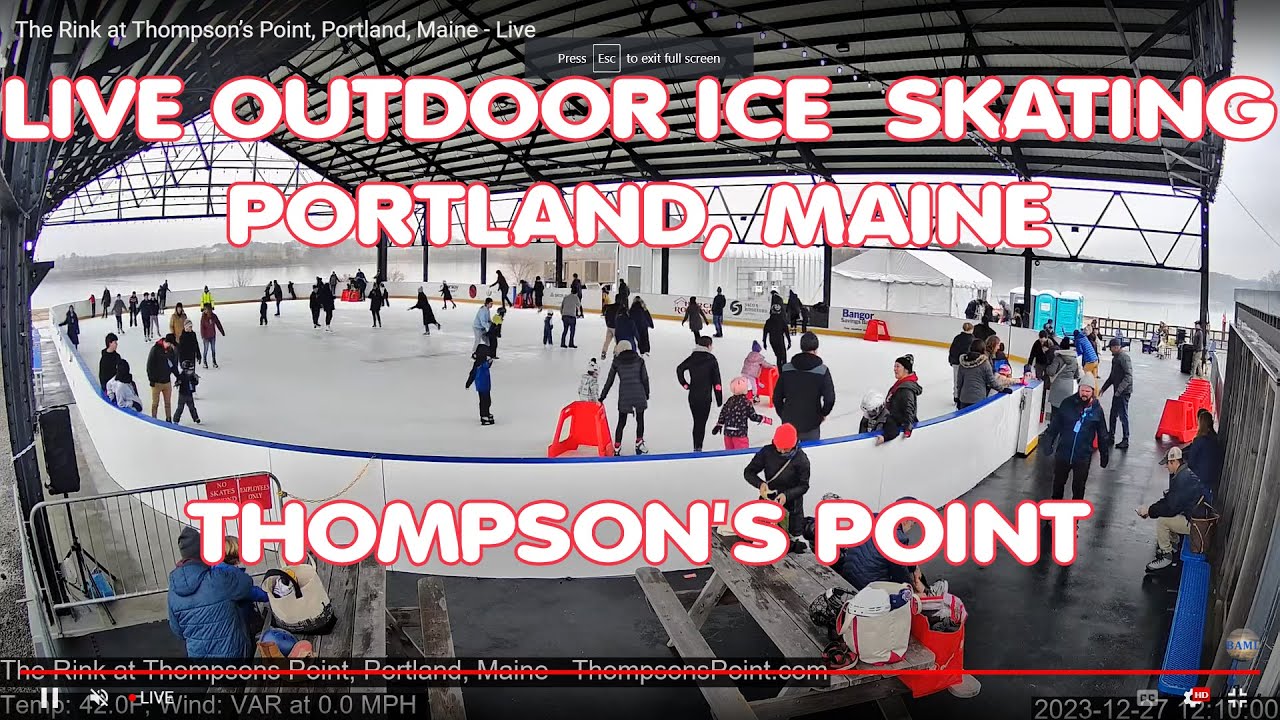 Live webcam view of Thompson's Point Rink