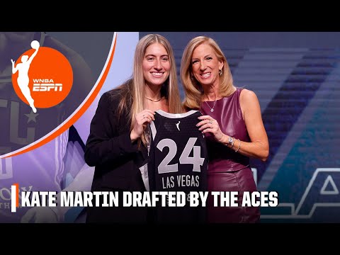 Iowa's Kate Martin drafted by the Las Vegas Aces at pick No. 18 | WNBA Draft