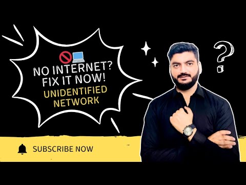 How to Fix Unidentified Network Problem | No Internet Access