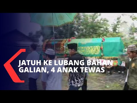 Jatuh Ke Dalam Genangan Bekas Galian Tambang, 4 Anak Tewas Tenggelam