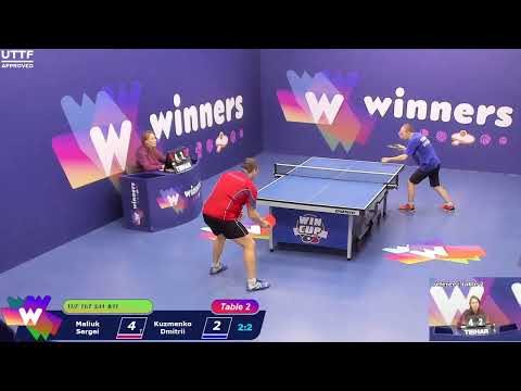 WINners CUP table 2  24.10 Maliuk Sergei - Kuzmenko Dmitrii  15:15