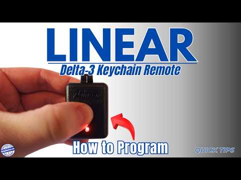 Linear Delta-3 keychain remote