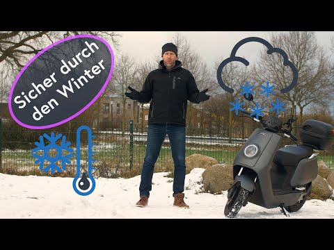 Mit dem (E-) Roller sicher durch den  Winter