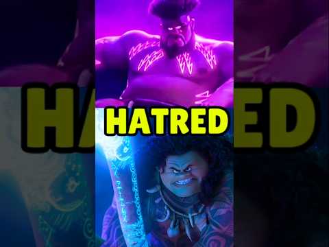 Did you notice this in MOANA 2? 🤯😰💀 #disney #moana #maui #moana2 #shorts