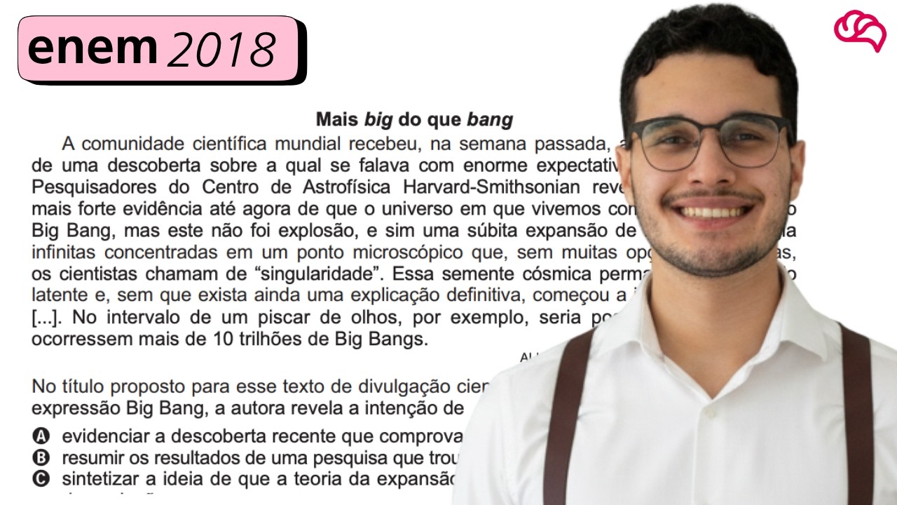 Resolução em Vídeo — Questão 27 ENEM 2018