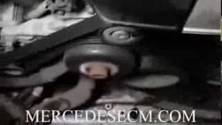 Mercedes cooling fan problem. Fan runs on high speed due to bad ecm.