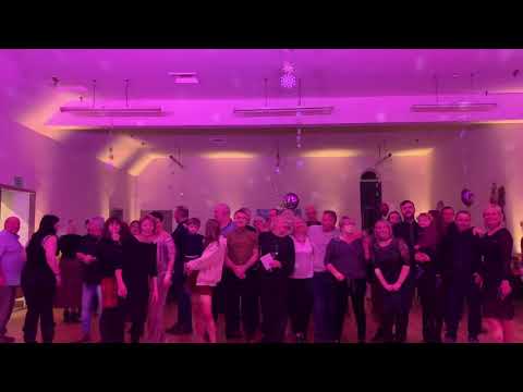 Confetti launchers used singly at The New Elgin Halls in Elgin.
