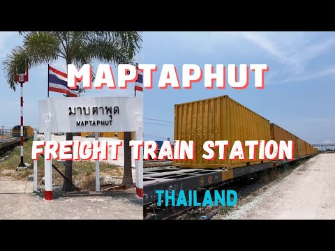 Mapa da estação de trem Ta Phut Freight em Rayong Tailândia