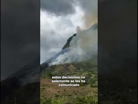 CARDER y Bomberos atienden incendio en el Cerro Opiramá